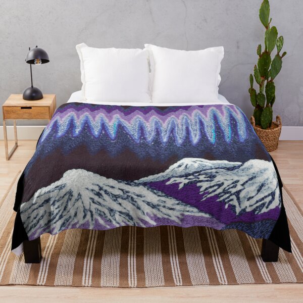 Item preview, Alaskan Northern Lights in Blue and Purple designed and sold by nadya.