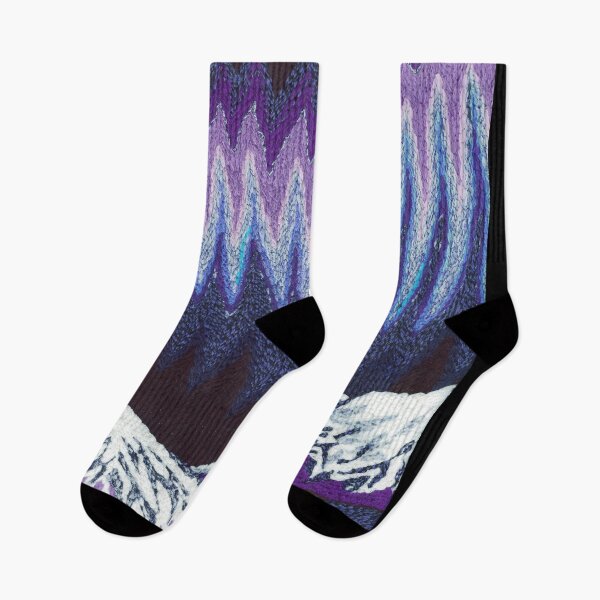 Item preview, Alaskan Northern Lights in Blue and Purple designed and sold by nadya.