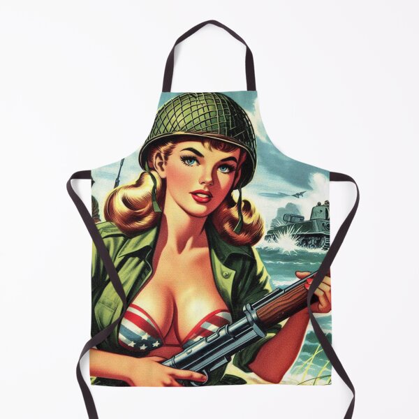 Item preview, Vintage War Pin Up designed and sold by PulpVintage.
