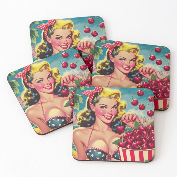 Item preview, Cherry Pin-Up designed and sold by PulpVintage.