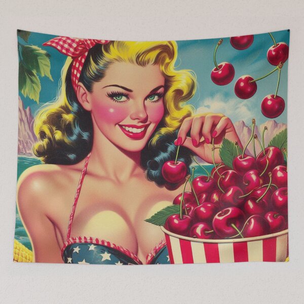 Item preview, Cherry Pin-Up designed and sold by PulpVintage.