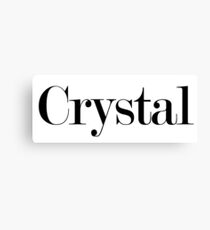 crystal Canvas Print