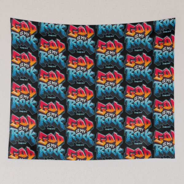 Item preview, God Is My Rock Psalm 18:2 Bible Verse designed and sold by artjuniverse.