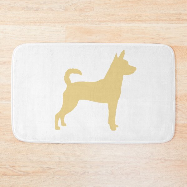 Item preview, Yellow Rat terrier silhouette, simple rat terrier  designed and sold by Kaleikaydesign.