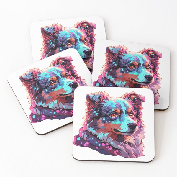 Item preview, australian shepherd dog face  designed and sold by LevCreates.