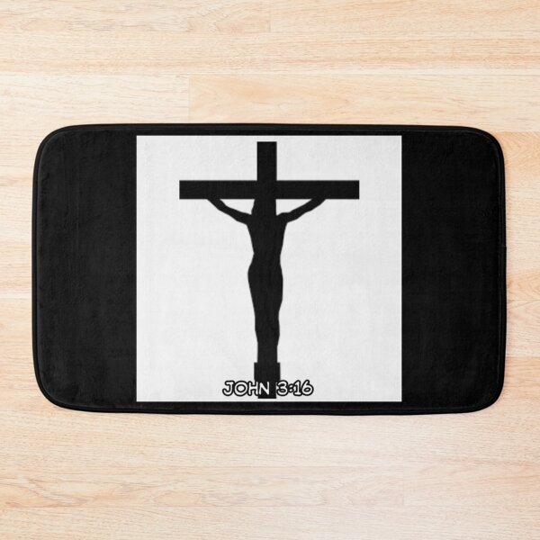 Item preview, UNIT 713, john 3:16 , black cross 1 designed and sold by Unit713-Shop.