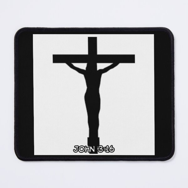 Item preview, UNIT 713, john 3:16 , black cross 1 designed and sold by Unit713-Shop.