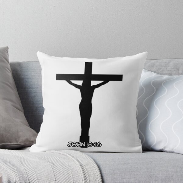Item preview, UNIT 713, john 3:16 , black cross 1 designed and sold by Unit713-Shop.