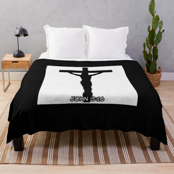 Item preview, UNIT 713, john 3:16 , black cross 1 designed and sold by Unit713-Shop.