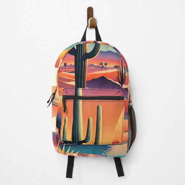Item preview, Groovy Retro Vintage 70s Colorful Desert Summer Sunrise designed and sold by Prints and Lifestyle.