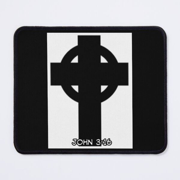 Item preview, UNIT 713, john 3:16 , black cross 2 designed and sold by Unit713-Shop.