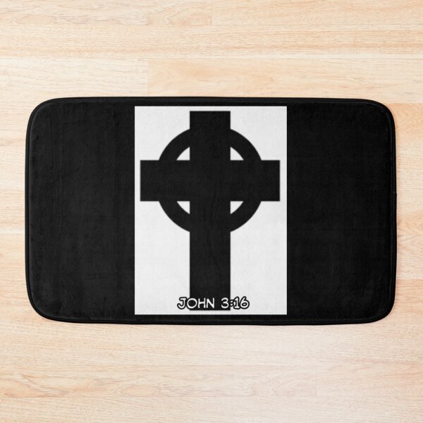 Item preview, UNIT 713, john 3:16 , black cross 2 designed and sold by Unit713-Shop.