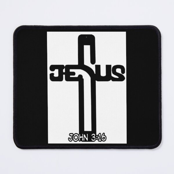 Item preview, UNIT 713, john 3:16 , black cross 3 designed and sold by Unit713-Shop.