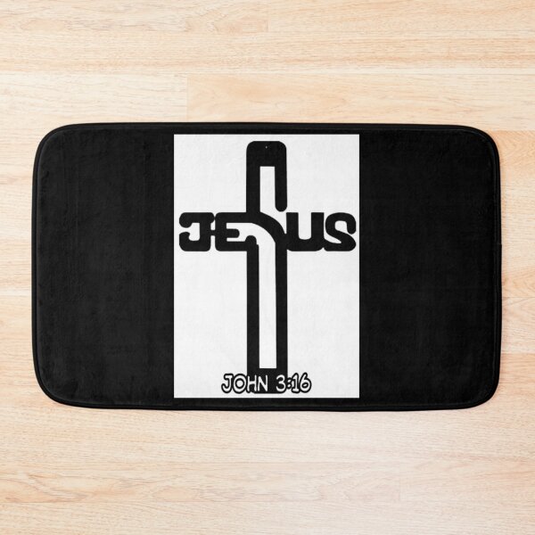 Item preview, UNIT 713, john 3:16 , black cross 3 designed and sold by Unit713-Shop.