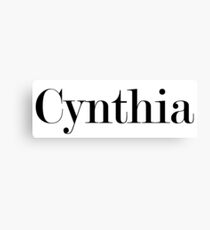 cynthia Canvas Print