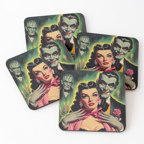 Item preview, Vintage Vampire Woman designed and sold by PulpVintage.