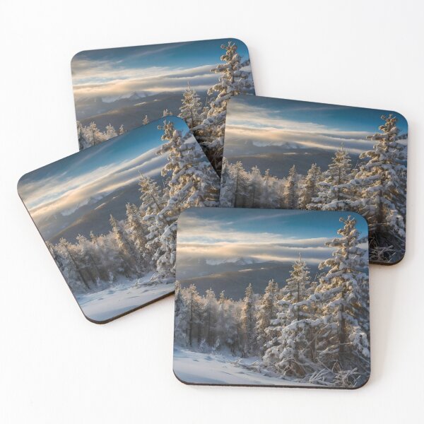 Artikelvorschau, „Snowy Summit“ HDR-Fotografie im Natur-Look entworfen und verkauft von ShadeScapeArt.