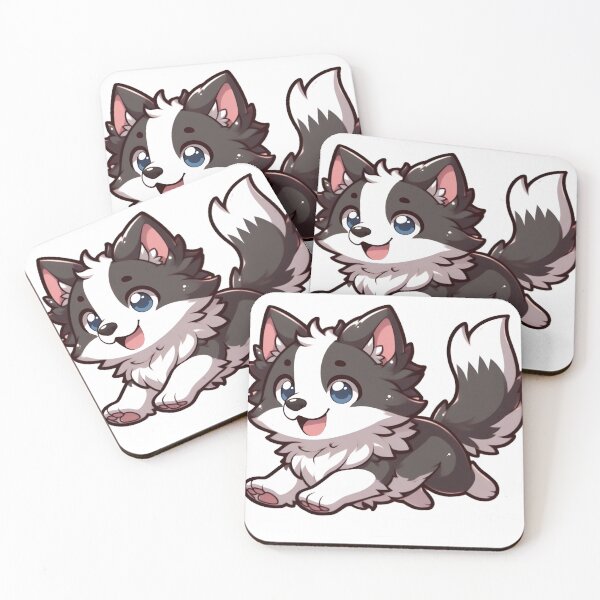 Item preview, Chibi Border Collie Running designed and sold by City0fDreams.