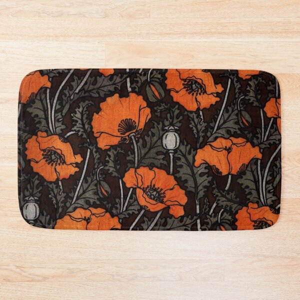 Item preview, Art Nouveau Poppies designed and sold by princessbunhead.