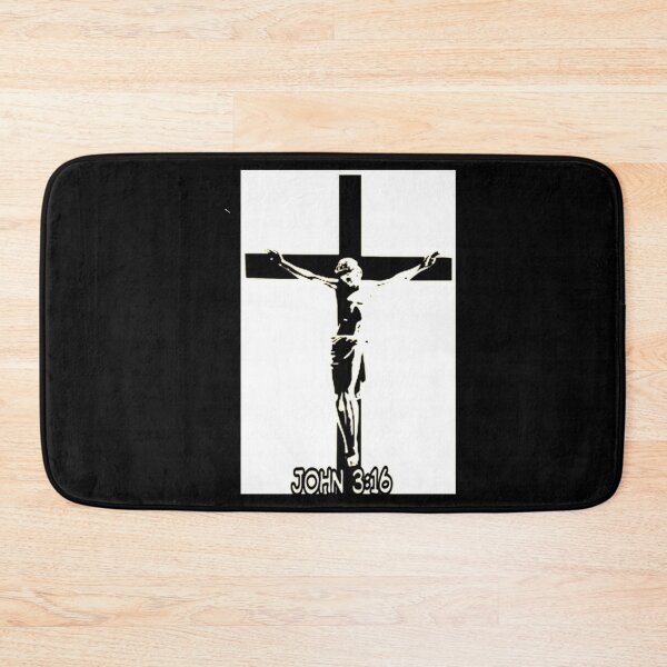 Item preview, UNIT 713, john 3:16 , black cross 4 designed and sold by Unit713-Shop.