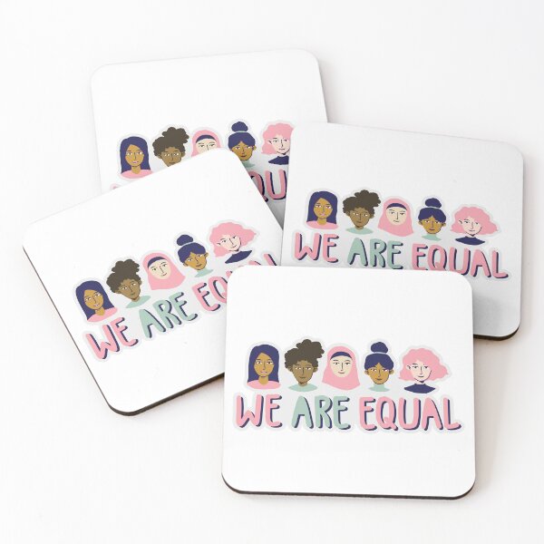Item preview, We Are Equal Girl Power Equality designed and sold by socialarmour.