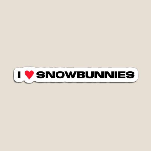 Item preview, I (Heart/Love) Snowbunnies designed and sold by M0dernDayC0wboy.