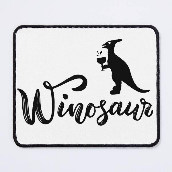 Item preview, Winosaur Funny Wine Drinking Dinosaur designed and sold by socialarmour.