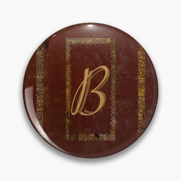 Artikelvorschau, Buchumschlag in alter Lederoptik mit Monogramm Buchstabe B entworfen und verkauft von JoolyA.