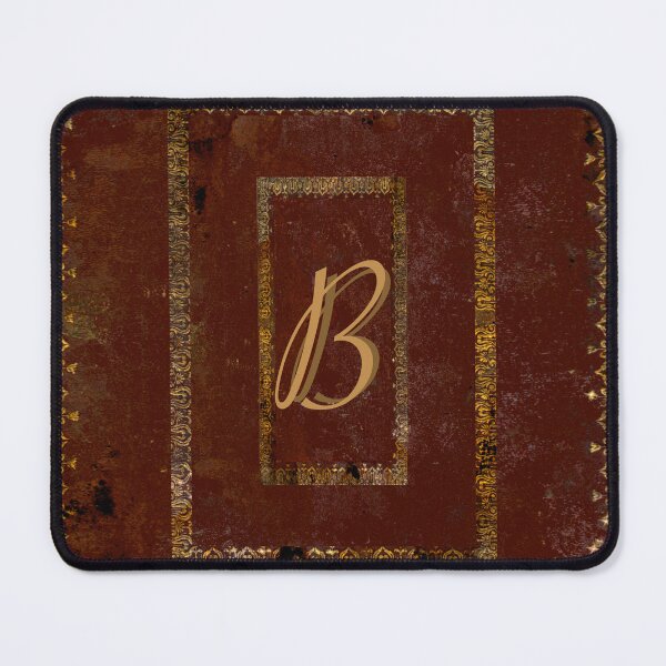 Item preview, Old Leather Look Book Cover Monogrammed Letter B designed and sold by JoolyA.