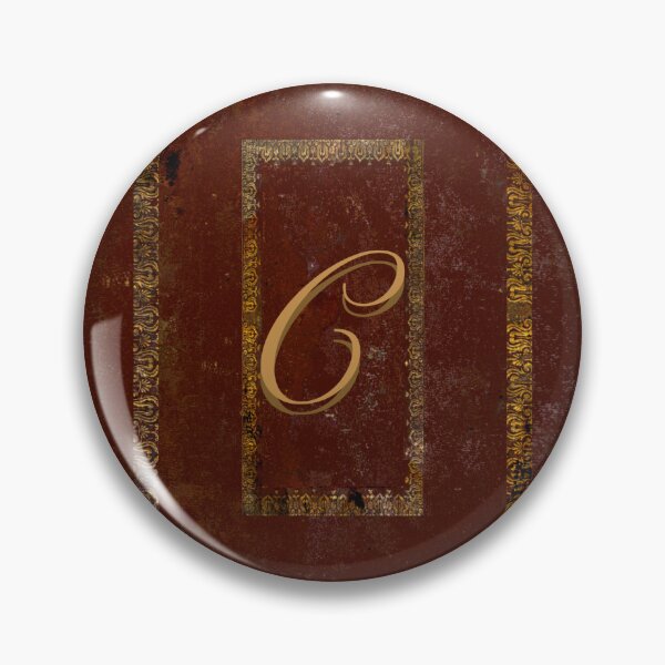 Artikelvorschau, Bucheinband in alter Lederoptik mit Monogramm Buchstabe C entworfen und verkauft von JoolyA.