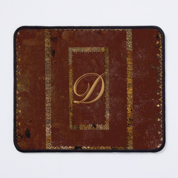 Item preview, Old Leather Look Book Cover Monogrammed Letter D designed and sold by JoolyA.