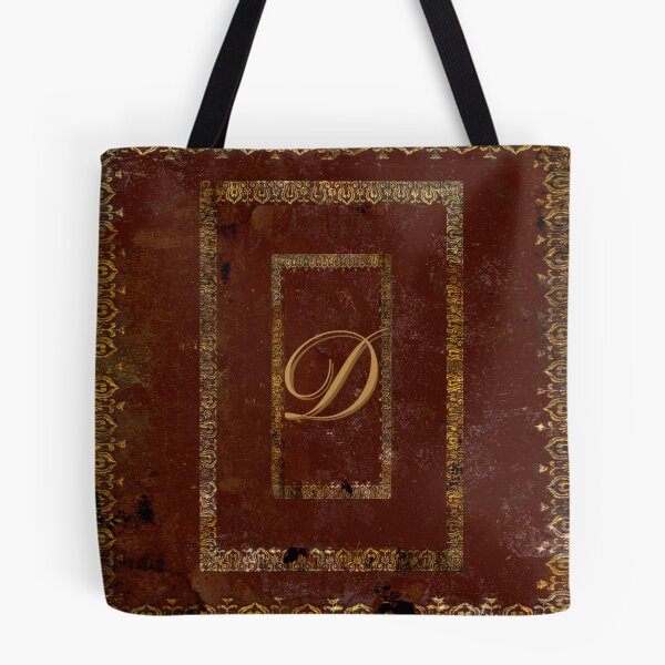 Item preview, Old Leather Look Book Cover Monogrammed Letter D designed and sold by JoolyA.