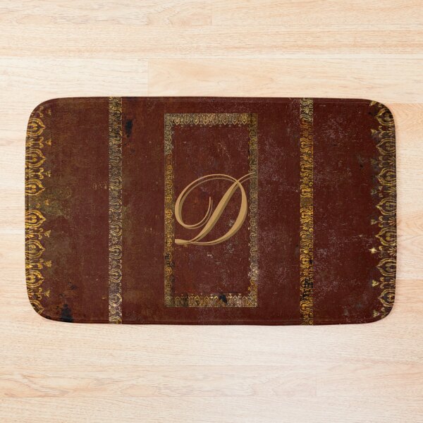 Item preview, Old Leather Look Book Cover Monogrammed Letter D designed and sold by JoolyA.