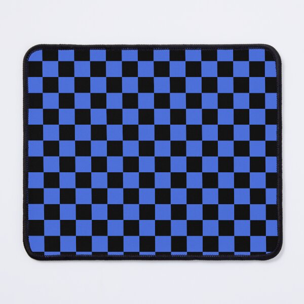 Item preview, Small Checkered - Black and Royal Blue designed and sold by JustPatterns2.