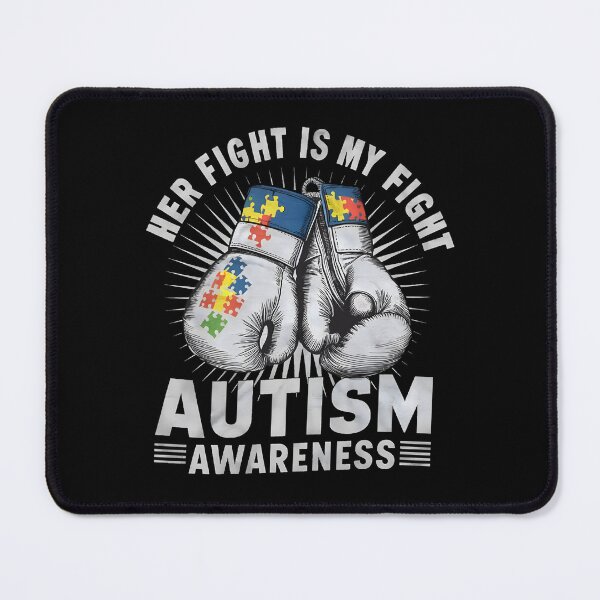 Item preview, Her Fight Is My Fight Autism Awarness designed and sold by PlanetMarker.