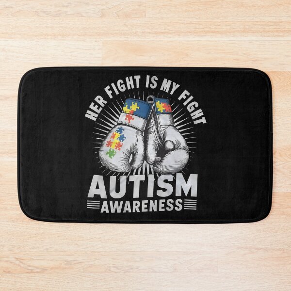 Item preview, Her Fight Is My Fight Autism Awarness designed and sold by PlanetMarker.