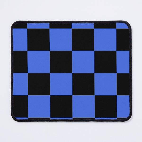 Item preview, Large Checkered - Black and Royal Blue designed and sold by JustPatterns2.