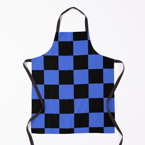 Item preview, Large Checkered - Black and Royal Blue designed and sold by JustPatterns2.