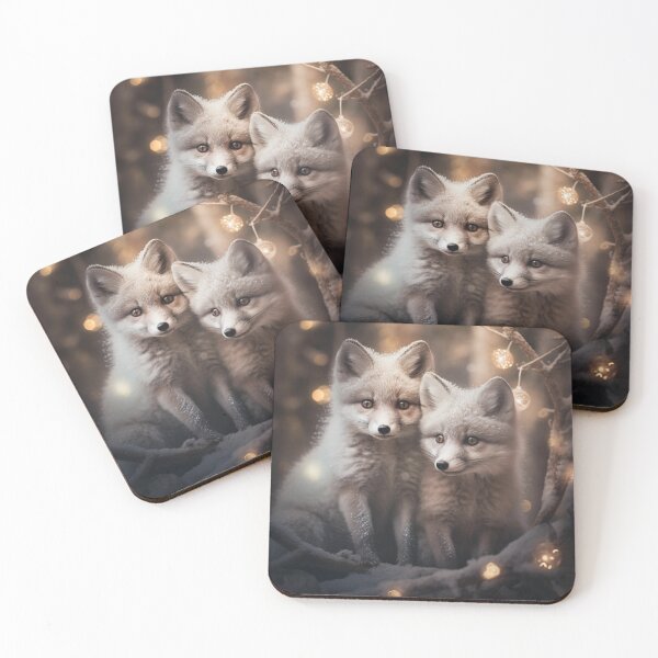Item preview, Arctic Foxes designed and sold by Nocturne  Paws.