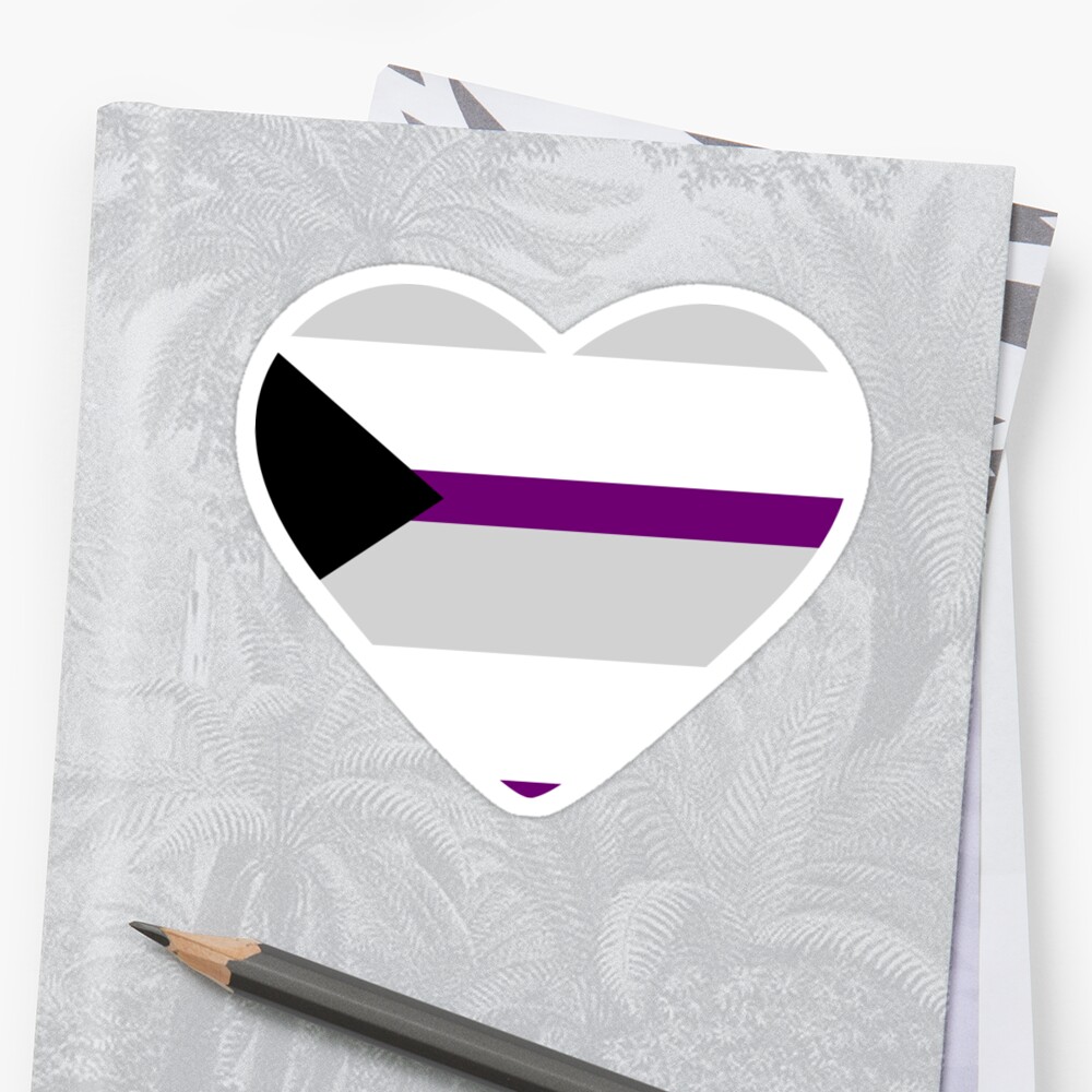 Demisexual Demi Pride Flag Stripes Sticker By Czollinger Redbubble