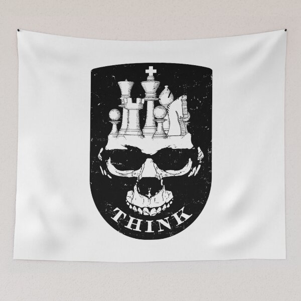 Item preview, Think Chess Gothic Skull King Funny Chess Master Player designed and sold by GrandeDuc.