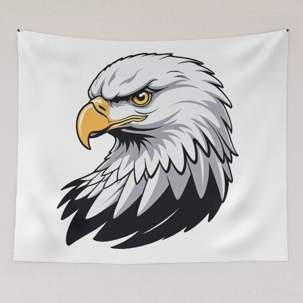 Item preview, Wildlife illustration: The majestic bald eagle designed and sold by Ink-Kreativ.