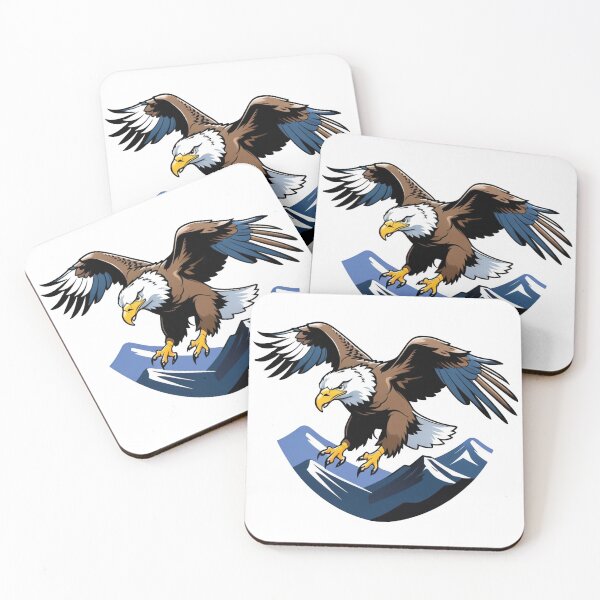 Item preview, Nature meets art: Colorful eagle head designed and sold by Ink-Kreativ.