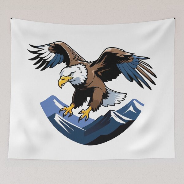 Item preview, Nature meets art: Colorful eagle head designed and sold by Ink-Kreativ.