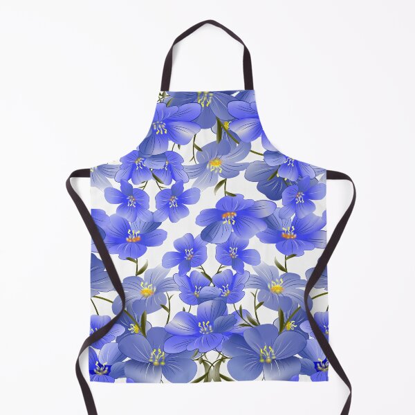 Item preview, Azure Blossom Dance, Blue Flower Pattern designed and sold by southerndoll67.