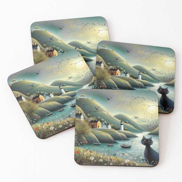 Item preview, Black Cat Sunset designed and sold by Brian Tarr.