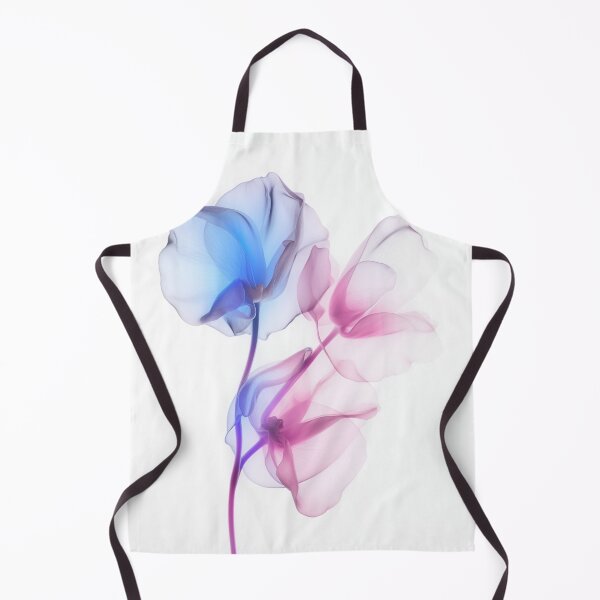 Item preview, Beautiful transparent pink and blue flowers designed and sold by terrysmith56.