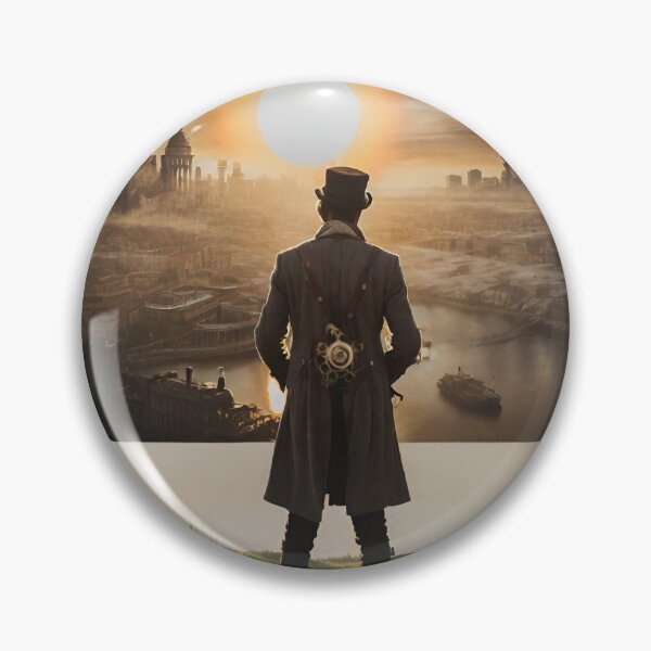 Item preview, He was a man who knew his own mind and what he wanted. Quote and steampunk themed illustration designed and sold by Artorioum.