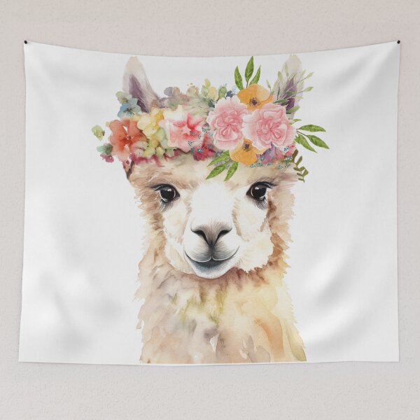 Item preview, Alpaca t-shirts, nature pattern t-shirts, cute wildlife pattern t-shirts, vintage style t-shirts, designed and sold by MissCirce1993.