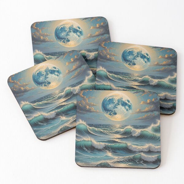 Item preview, Celestial Shores: Seascape with Floating Planet designed and sold by REALDesign-Shop.